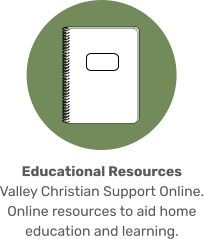 Educational Resources Valley Christian Support Online. Online resources to aid home education and learning.